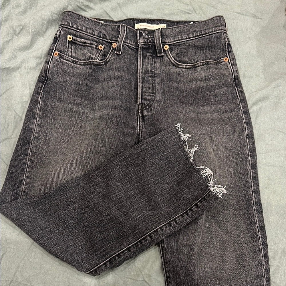 LEVI Black Denim Jeans